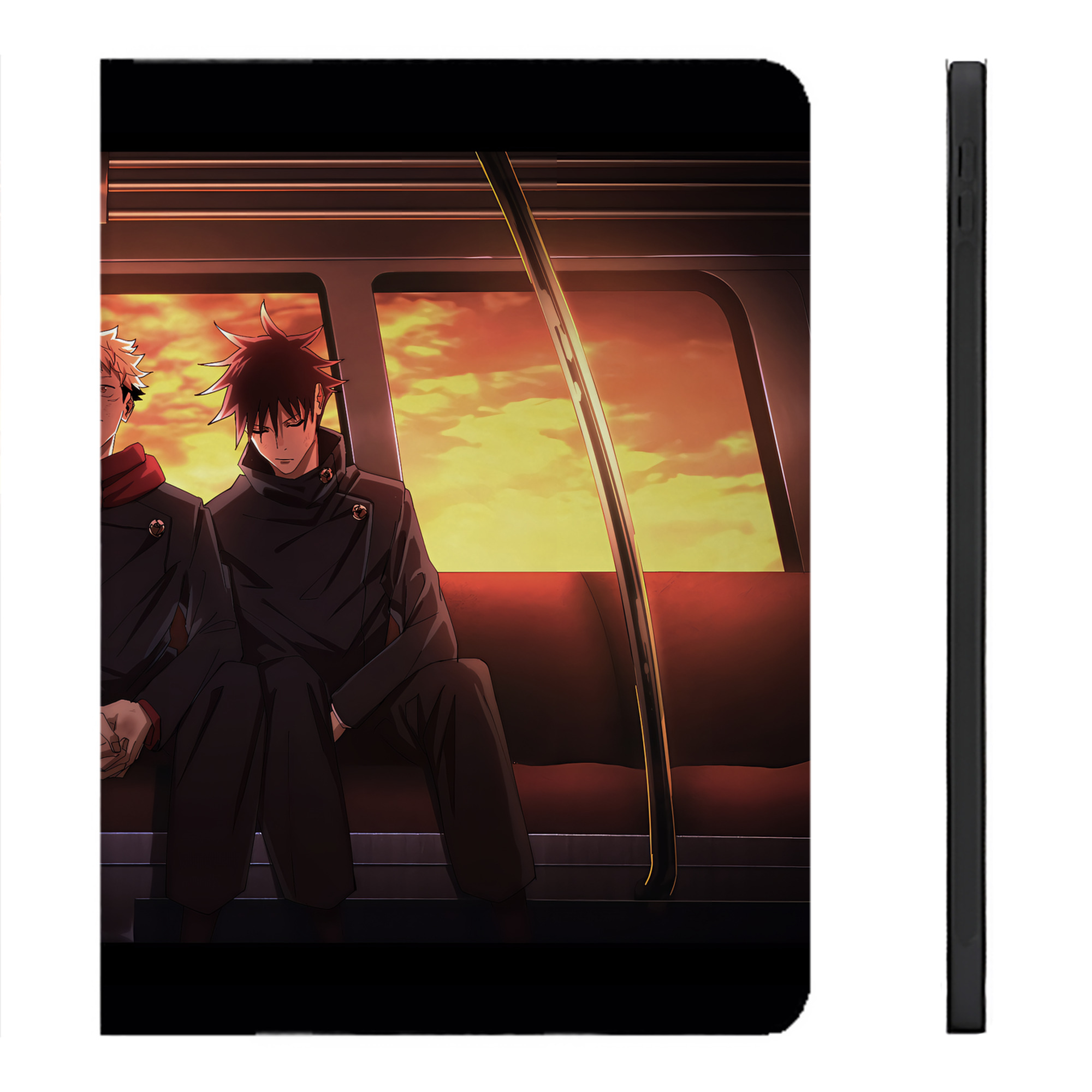 （画像用） 呪術廻戦 Jujutsu Kaisen IPadケース ペンホルダー付き ブックスタイルデザイン